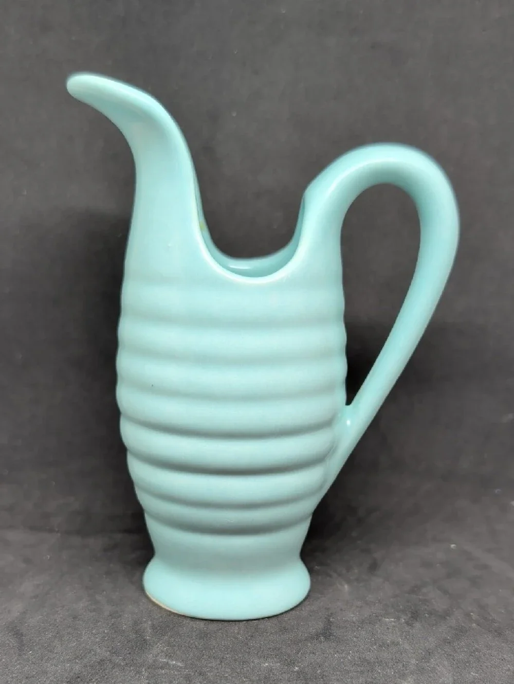 Vintage MCM Metlox Ribbed Beehive  Creamer Pitcher 5